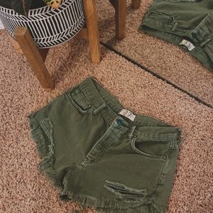 Free People Olive Short